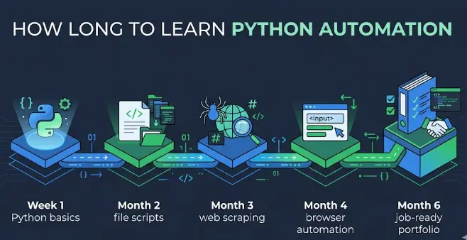How Long to Learn Python Automation