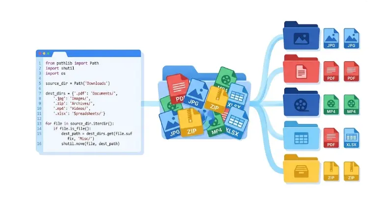 Python Script to Organize Files Automatically