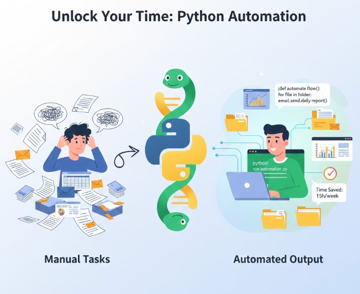 Automate Repetitive Tasks with Python - Save 20+ Hours Per Week
